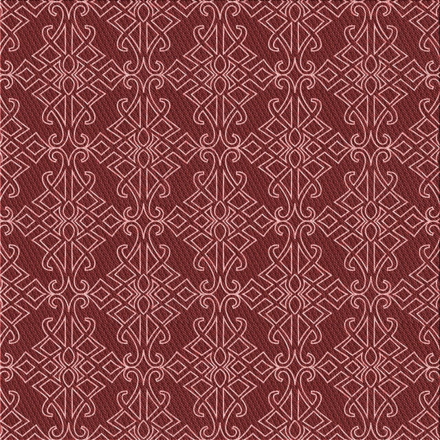 Ahgly Company Tapis d'Intérieur Lavable en Machine Carré Rouge Transitionnel, 5 Pieds Carré