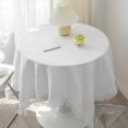 thumbnail image 1 of Feltree Decorative Tablecloth with Tassels and Embroidery, 35x35 Inch Rectangle Table Cover for Coffee Table Dining Table, Festive Holiday Table Cover Protects Table from Spills and Scratches, 1 of 8