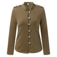 thumbnail image 3 of Vedolay Women's 2023 Jackets Women's Oversized Trendy Blazers Fashion Casual Dressy Blazer Jackets,Khaki M, 3 of 4