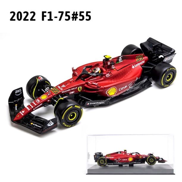 Bburago-Coche de aleación de lujo modelo Mercedes AMG F1 W12 E Performance #44 #77, escala 1:43, 2021, colección de juguetes, regalo Fivean unisex
