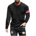 thumbnail image 5 of NaWent Mens Graphic T Shirt Long Sleeve 1776 American Flag Shirts Black 10(XL), 5 of 5