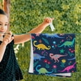 thumbnail image 5 of Coolnut Dinosaur Soft Hand Towels, 2 PcsAbsorbent Bath Towel Decorative Fingertip Towels for Bathroom Gym Spa Hotel Beach Swimming Pool,14.4"x 28.3", 5 of 6