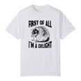 thumbnail image 4 of TSADFHJI Chandails en Molleton pour Femmes Sans Capuches Marques de Créateurs Mode Décontractée Haut Col Rond T-Shirts Été Manches Courtes T-Shirts Décontractés Amples Haut m Blanc, 4 of 4
