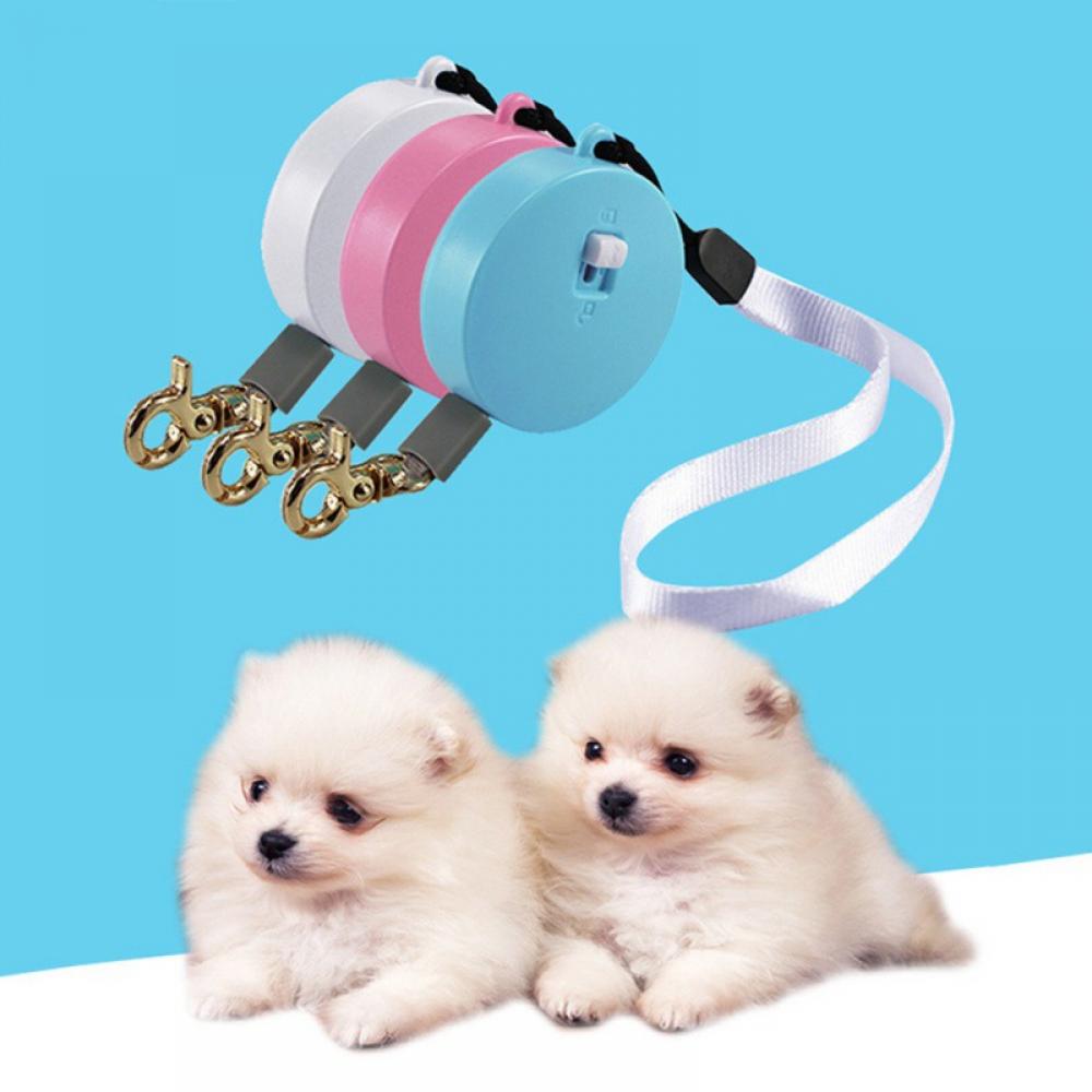 Small Retractable Dog Leash with Anti Slip Handle Dog Walking Leash for Small Medium Dogs