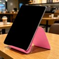 thumbnail image 3 of Pu Adjustable Angle Phone Stand For Desk Flexible Cell Phone Holder Bendable Freely Lightweight For All Smartphones Travel Home Airplane (Pink), 3 of 7