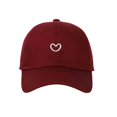 thumbnail image 1 of Trendy Heart Embroidered Baseball Cap for Daily Wear - Adjustable and Versatile Headgear for All Seasons, 1 of 4