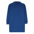 thumbnail image 3 of Womens T Shirts 3/4 Length Sleeve Womens Tops Dressy Casual Crew Neck Solid Color Tunic Tops, 3 of 4