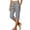 Gray# capri pants for women, variant on Petite Capris for Women Petite Length Side Slit Summer Capri Pants with Pockets Elastic Waisted Casual Pants Khaki S