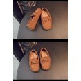 thumbnail image 5 of Niños Niñas Mocasines Slip On Little Kid Oxford Dress Flats Casual Boat Shoes marrón JAMW Sencillez, 5 of 5