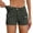 Army Green, variant on High Waist Cargo Pocket Denim Shorts, Structured Streetwear Straight Leg Shorts Yellow S
