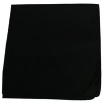 Unibasic Home Special Edition Plain Cotton Cloth Napkins - 18 Pack (Black)