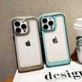 thumbnail image 2 of Compatible con iPhone 13 Pro Max Funda transparente, resistente, a prueba de golpes, anticaídas, 6.7 pulgadas, transparente, 2 of 5