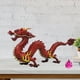 thumbnail image 5 of Adornos CUTICAT Figura de dragón mítico oriental rojo, 5 of 8