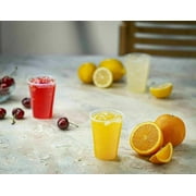 7 oz. Clear Disposable Plastic Cups - Cold Party Drinking Translucent Cups (300)