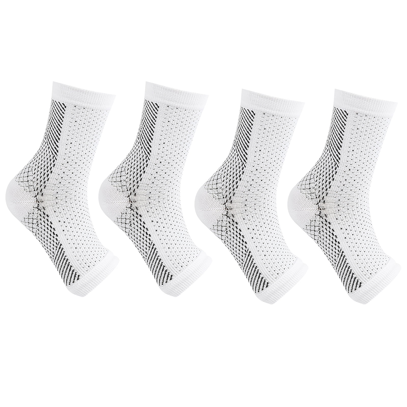 Yucurem Ankle Compression Socks 2 Pairs Achilles Tendonitis Brace