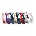 thumbnail image 3 of MABOTO Auriculares con auriculares Tf Eat Play/modo cableado Púrpura Oreja B39 Auriculares lindos Bt5.0 Tf Reproducir/auriculares cableados Buzhi Tf Dsfen Buzhi Qisuo Tf Ds Buzhi de fen, 3 of 8
