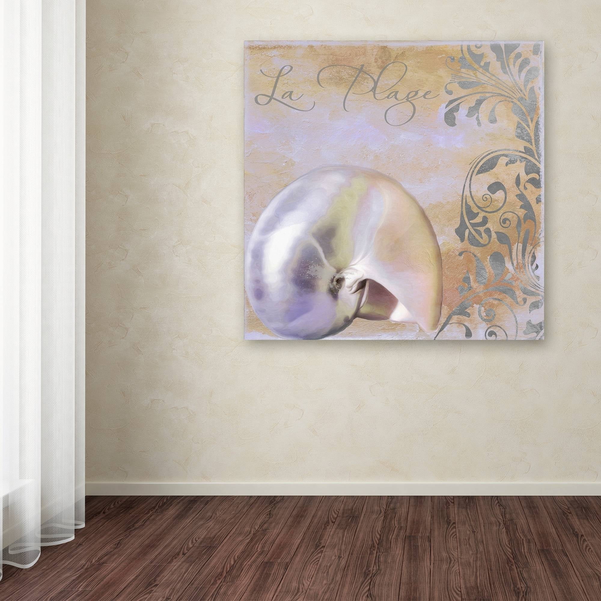 Trademark Fine Art "Painted Sea IV" Canvas Art by Color Bakery
