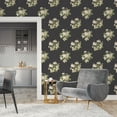 thumbnail image 4 of Galerie Wallcoverings  Secret Garden Floral Bouquet Non-woven Matte Wallpaper Roll 33 feet x 21 inches - Light Blue, 4 of 5