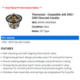thumbnail image 2 of Thermostat - Compatible with 2003 - 2005 Chevy Cavalier 2004, 2 of 2