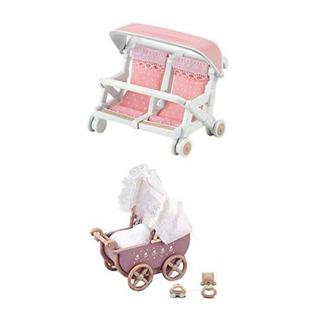 2 Different Baby Carriages - Double and Classic Baby Carriage Sets (Japan (Best Boarding Schools In Japan)