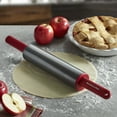Kitchenaid Durable Nonstick Rolling Pin in Red with Offset Handles