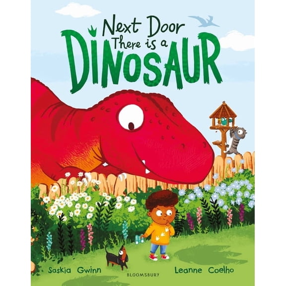 Next Door There Is a Dinosaur: A Funny Picture Book for 3 with Hidden Dinosaurs on Every Page, (Hardcover)