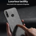 thumbnail image 4 of (Dark Grey)For Huawei Enjoy 9 Plus Skin Feel Magnetic Leather Back Phone Case, 4 of 5