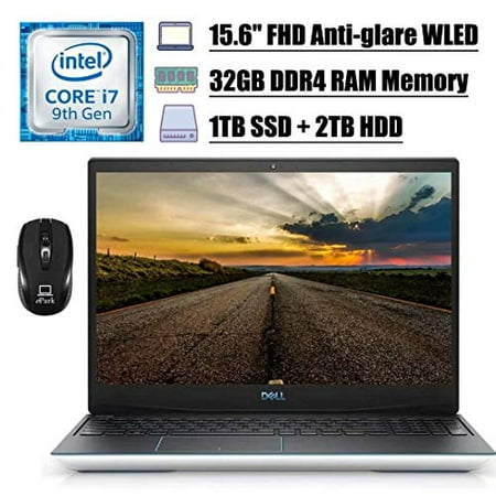 Premium 2020 Dell G3 3590 15 Gaming Laptop, 15.6" FHD Anti-Glare, 9th Gen Intel Hexa-Core i7-9750H, 16GB DDR4 1TB SSD, 4GB GTX 1650 Backlit Keyboard WiFi HDMI Win 10 (used)