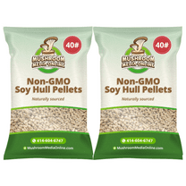 80# 100% Soy Hull Mushroom Pellets -NON-GMO