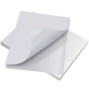 [200 Sheets,200 Labels] iLable 8.5" x 11" Full Sheet Sticker Paper for Laser & Inkjet Printers