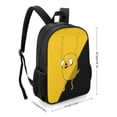 thumbnail image 2 of Adventure Time Jake The Dog Backpacks Lightweight Casual Bookbags Travel Daypack Bookbags for Camping Hiking, 2 of 6