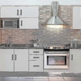 thumbnail image 4 of 10 tiradores negros para armario de cocina con tornillo, agujero central de 96 mm., 4 of 4
