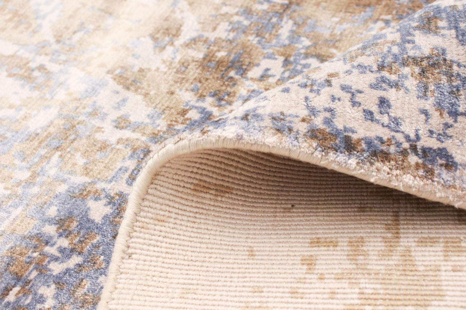 ECARPETGALLERY 5'0" x 7'6" Contemporary Galleria Hand Loomed Area Rug for Living Room, Dining Room and Bedroom in Brown