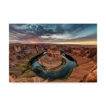 Pierre Leclerc 'Horseshoe Bend' Canvas Art