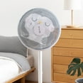 thumbnail image 3 of Dust-proof Finger Protector Fan Cover Anti-pinch Hand Protective Cover Net Washable Fan Mesh Cover for, 3 of 8