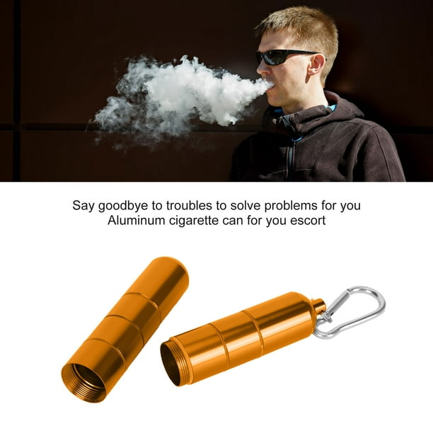Aluminum Cigar Holder, Waterproof Detachable Sealed Cigar Tube Portable Cigar  Case For Daily Travel Use Gift Ieas 