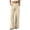 *Beige, variant on VBVC Women's Cotton-Linen High Waisted Pants,Button Fly Straight Leg Sweatpants For Women,Ladies Lightweight Summer Work Trousers with Pockets,Beige,S-2XL