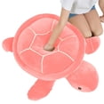 thumbnail image 2 of 28" Big Pink Sea Turtle Stuffed Animals Plush Pillow Toys, Large Turtles Plushies, Gift for Kids Boys Girls, Birthday, 2 of 9
