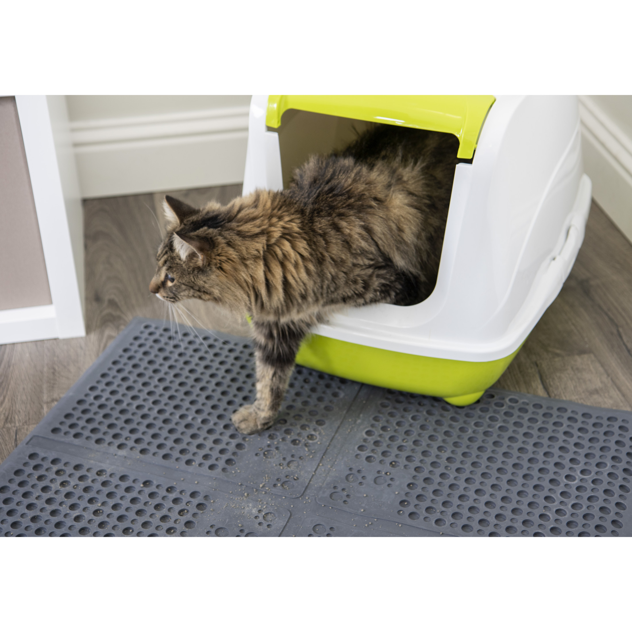 Petlinks Purr-Fect Paws Cat Litter Mat Large photo 2