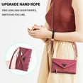 thumbnail image 4 of Wallet Case for Samsung Galaxy S23 for Women, Shoulder Crossbody Purse Handbag Neck Strap Lanyard Cover with ID Card Holder Phone Case for Samsung Galaxy S23 XK Wine, 4 of 18