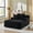 Black, variant on 65" Compressed Single Sofa Couch, Sillones Para Domitorio Single Sofa with One-Piece Foam, Butacas Para Sala Sofa with Easy Entry for Indoor Living Rooms, Brown