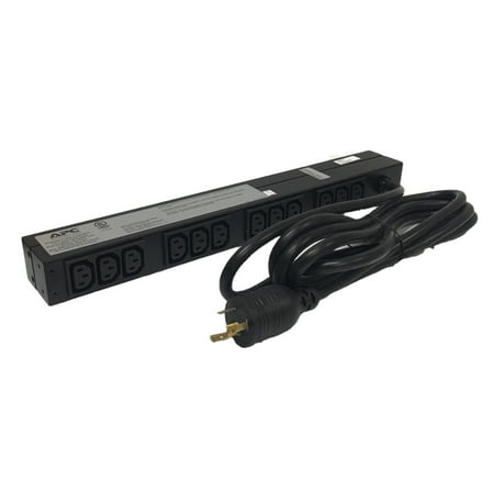 AP9566 Rackmount PDU Basic 1U 16A 208V, (12)C13