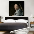 thumbnail image 2 of ARTCANVAS Study Of a Young Woman 1665 Canvas Art Print by Johannes Vermeer - Size: 36" x 36" (1.50" Deep), 2 of 9