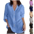thumbnail image 1 of Sudadera con capucha de lino,Cárdigan con capucha y cuello en V para mujer, suéter holgado de poliéster de manga larga, ropa informal de invierno para uso diario, sopatenor, 1 of 8