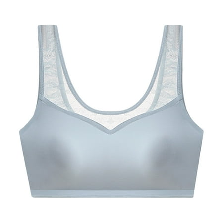 

Women Seamless Latex Sports Bra Comfortable Breathable Base Top Underwear Plus Size Shockproof Wire Free Lingerie