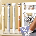 thumbnail image 4 of Miyuadkai Erasable Pen Click Gel Pen Blue, 4 Pcs Cute Cat Erasable Pens Retractable Pens Erasable Gel Ink Pen Kawaii 0.5Mm Point Black/Blue Ink Pen Writing Pen for Women Girls Boys Men Schol 2Ml, 4 of 7