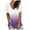 Purple, variant on TIHLMK Womens Shirts Gray Women's Fashion Casual Gradient V-neck Short Sleeve Loose T-shirt Tops Gift for Womens Tops