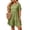 Mint Green plus size boho mini dress a1, variant on Uscallm Women Plus Size Flowy Ruffle Mini Dresses Short Sleeve Round Neck Boho Casual Summer Travel Beach Sundresses, Mint Green XL