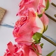 thumbnail image 4 of Tahtuvzn School Home Decor 7 Head Rose Simulation Flowers Antique Burnt Edges Living Room Table Decoration Wedding Bouquet, Gifts for Family, 4 of 6