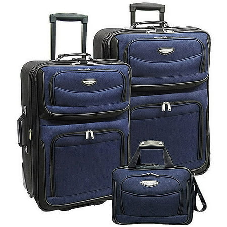 Traveler's Choice Amsterdam 3-Piece Rolling Luggage Set